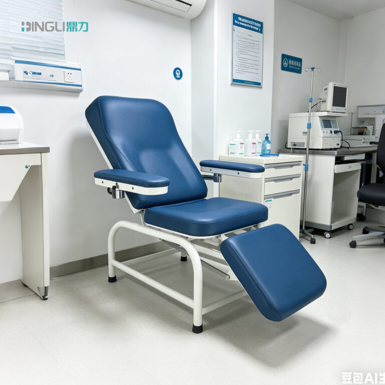 Premium Ergonomic Manual Blood Collection & Dialysis Chair