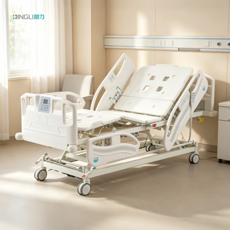 Premium 5-Function Electric ICU Hospital Bed with Weighing System & Dual CPR