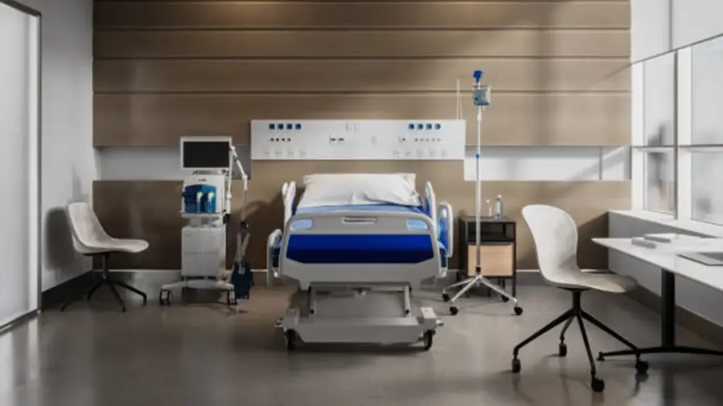 ICU hospital bed