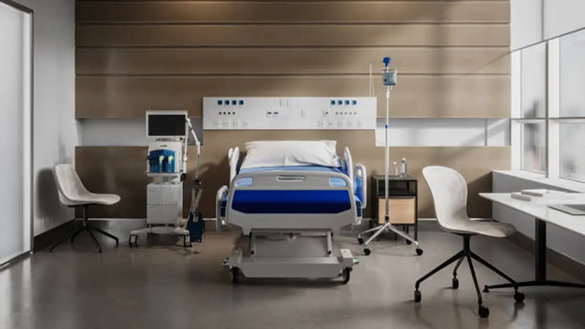 ICU hospital bed