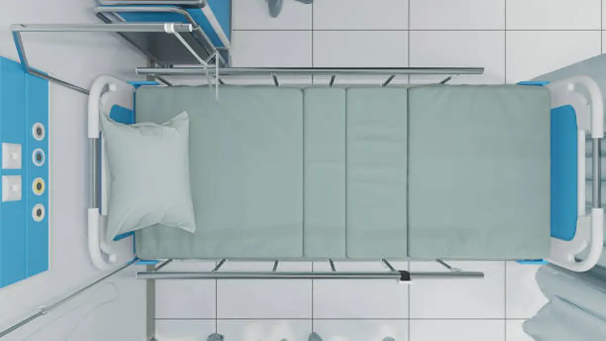 Mattress for a Hospital Bed